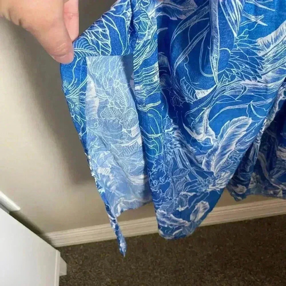 Maaji Floral Print Cover Up Jumpsuit Size Medium - Picture 15 of 16